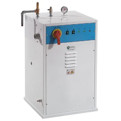 Generator de abur industrial SATURNO MAX L 24 050207.02 cu boiler din inox 24 litri, putere 24 kW, carcasă vopsită, presiune 6 bari – fier de călcat opțional