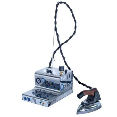 Generator de abur profesional Battistella OPERA – 2,2 L inox, cu fier de călcat ergonomic, 2.8 bar, 2100W