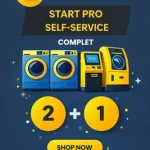 Pachet 2 Start Pro Self-Service 2+1, Soluție completă cu sistem de plată și dozare automată