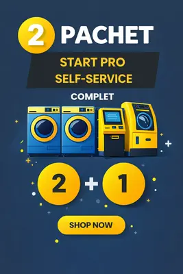 Pachet 2 Start Pro Self-Service 2+1, Soluție completă cu sistem de plată și dozare automată