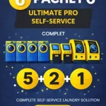 Pachet 6 Ultimate Pro Self-Service 5+2+1, Soluție completă cu sistem de plată și dozare automată